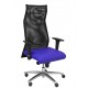 Sillon Sahuco similpiel azul